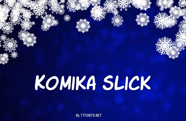 Komika Slick example